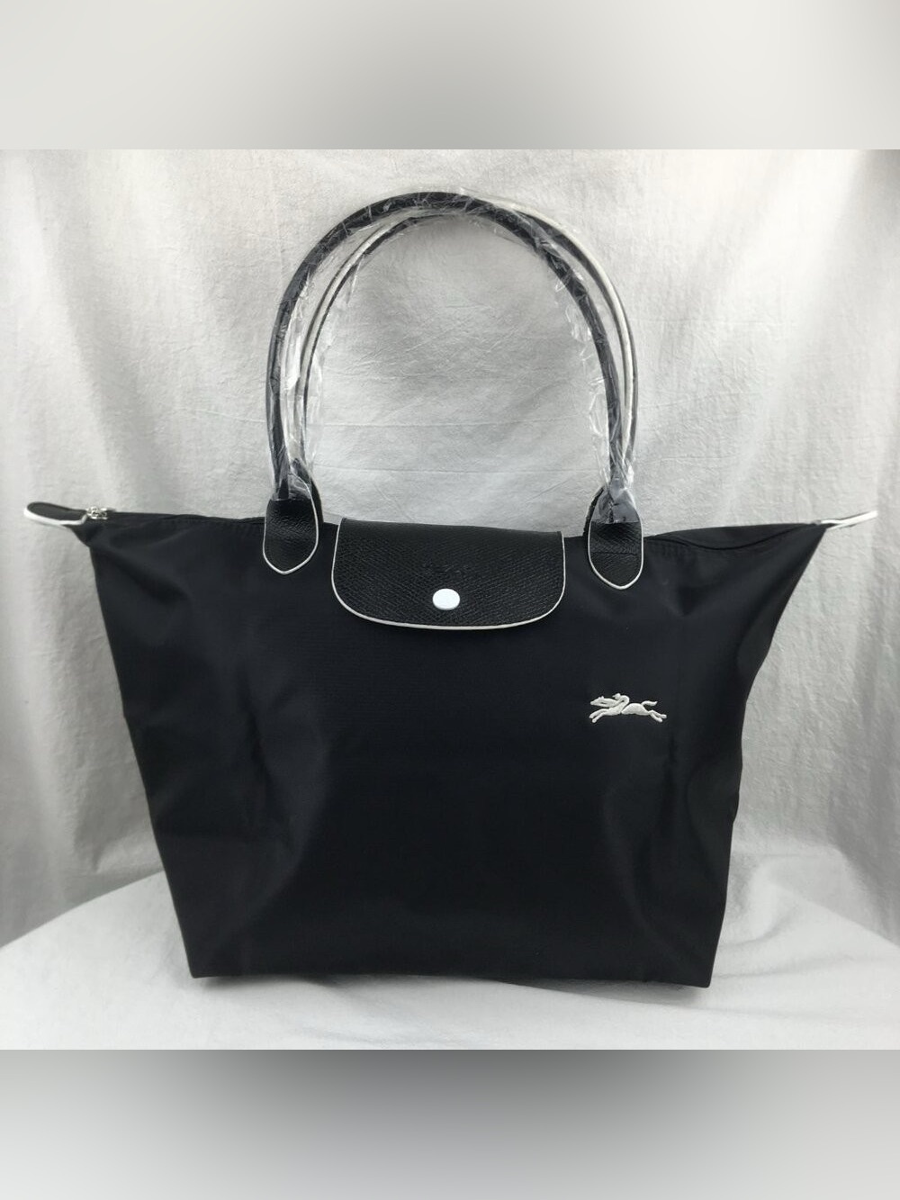 Longchamp Le Pliage Original Large Shoulder Nylon Bag Tote IN  BLACK